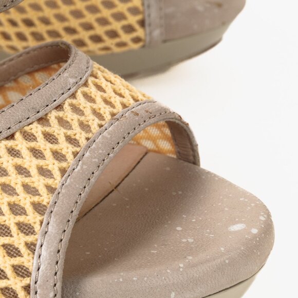 Burberry Grey Taupe Cut-Out Zipper Stiletto Heels - Picture 7 of 11